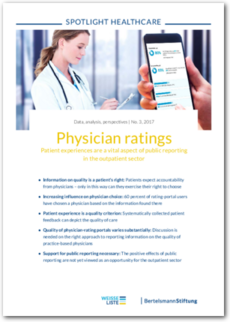 Cover SPOTLIGHT Healthcare: Physician ratings