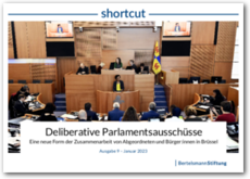 Cover SHORTCUT 9 - Deliberative Parlamentsausschüsse