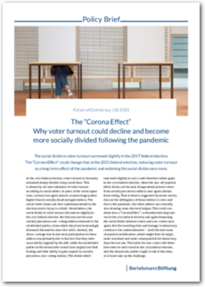 Cover Policy Brief 2/2021 - The “Corona Effect”