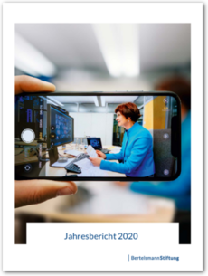 Cover Bertelsmann Stiftung - Jahresbericht 2020