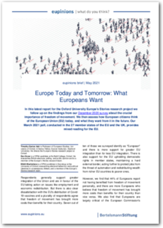 Cover eupinions brief: Europe Today and Tomorrow