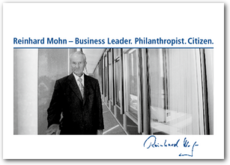 Cover Reinhard Mohn – Business Leader. Philanthropist.Citizen.