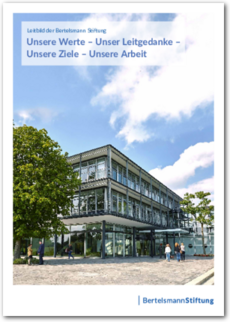 Cover Leitbild der Bertelsmann Stiftung