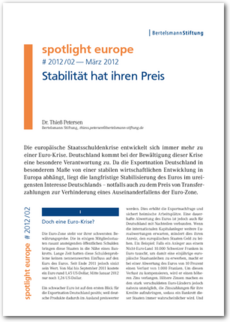 Cover spotlight europe 02/2012: Stabilität hat ihren Preis