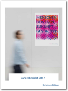 Cover Bertelsmann Stiftung - Jahresbericht 2017