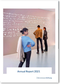 Cover Bertelsmann Stiftung - Annual Report 2021