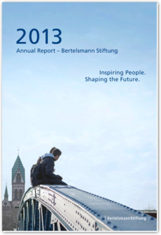 Cover Bertelsmann Stiftung - Annual Report 2013