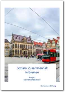 Cover Methodenbericht - Sozialer Zusammenhalt in Bremen