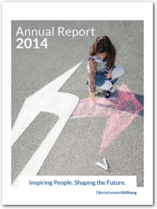 Cover Bertelsmann Stiftung - Annual Report 2014