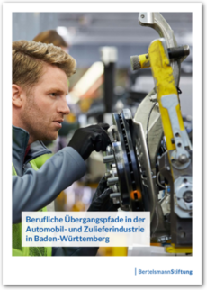 Cover Berufliche Übergangspfade in der  Automobil- und Zulieferindustrie in Baden-Württemberg