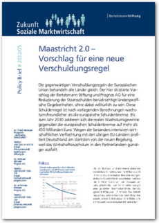 Cover Policy Brief #2012/05: <br/>Maastricht 2.0 – Vorschlag für eine neue Verschuldungsregel