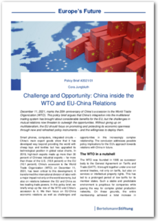 Cover EU-China Relations - Policy Brief