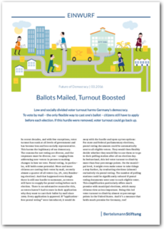 Cover EINWURF 3/2016 EN - Ballots Mailed, Turnout Boosted