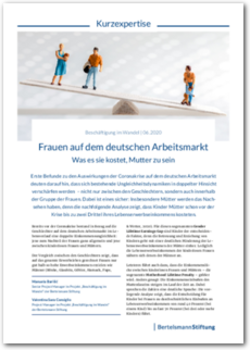 Cover Frauen auf dem deutschen Arbeitsmarkt
