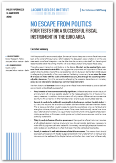 Cover No Escape from Politics: Four Tests for a Successful Fiscal Instrument in the Euro Area
