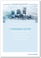 Cover Kommunaler Finanzreport 2021 - Haushaltslage im Jahr 2020