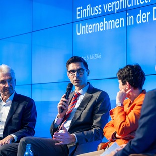 Diskussion auf dem Podium