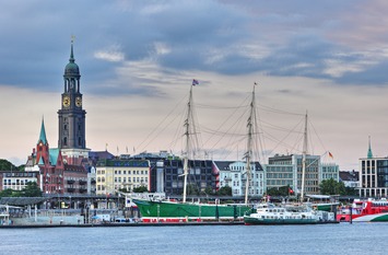 Ansicht auf die Stadt Hamburg
