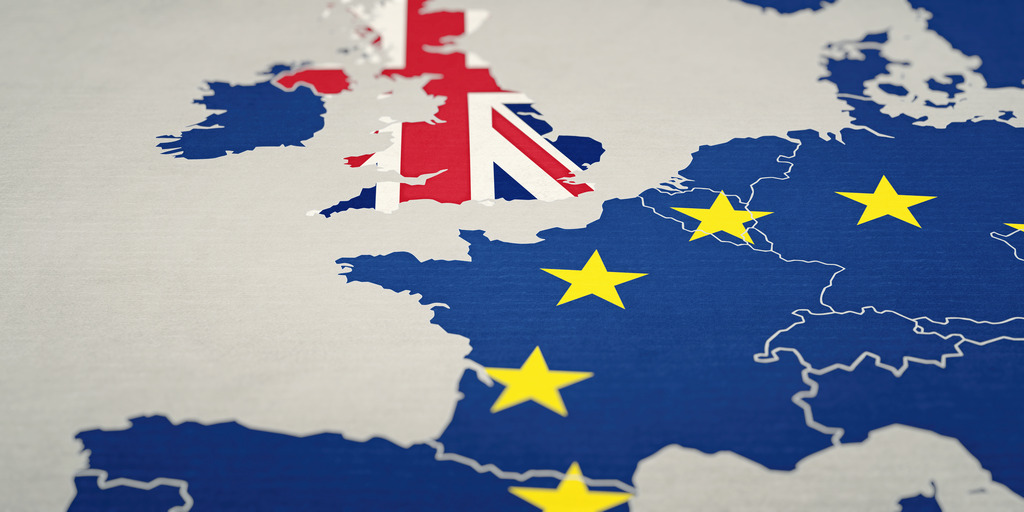 EU UK Karte 