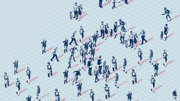 Crowd from above