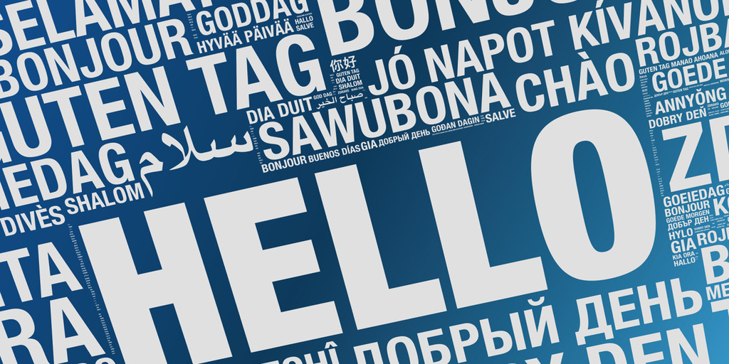 Bonjour dans différentes langues