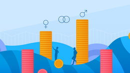 Illustration von verschiedenen Münzsäulen