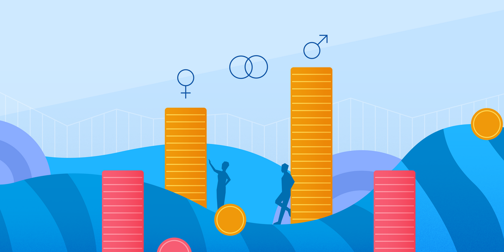 Illustration von verschiedenen Münzsäulen