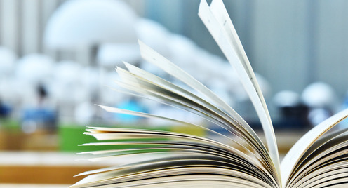 aufgeschlagenes Buch