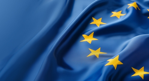 [Translate to English:] Die Flagge der Europäischen Union