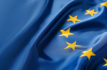 Weaving European flag