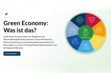Grafik, Kreis in Kuchenform mit bunten Unterteilungen