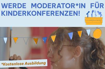 Einladung ur Moderation Kinderkonferenz