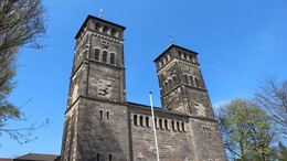 Aussenansicht der BVB-Gründerkirche Dortmund
