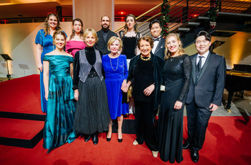 Foto der Masterclass-Teilnehmer:innen bei den NEUEN STIMMEN