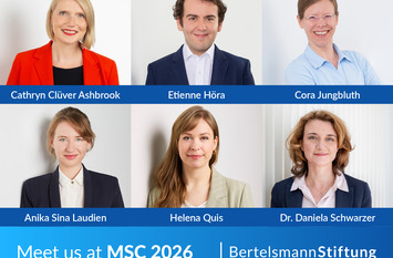 Team Bertelsmann Stiftung at MSC