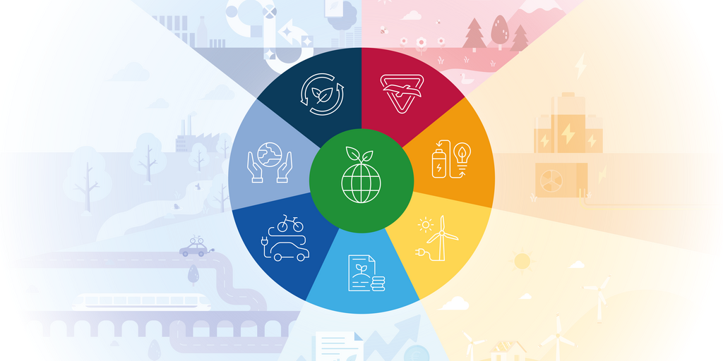 Illustration von Green Economy