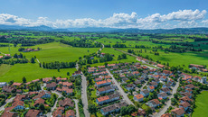Das Energiedorf Wildpoldsried im Luftbild(© multimaps360/Rochau)