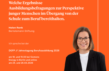 Cover: Helen Renk und Titel vom Inputreferat "Jobben statt Ausdilgung?!" 