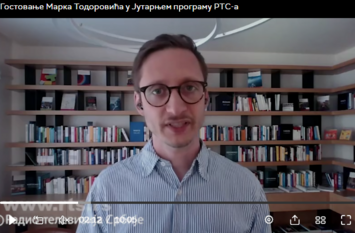 Flroian Kommer at RTS Morning TV