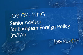 Job-Opening for Senior Advisor Bertelsmann Stiftung.