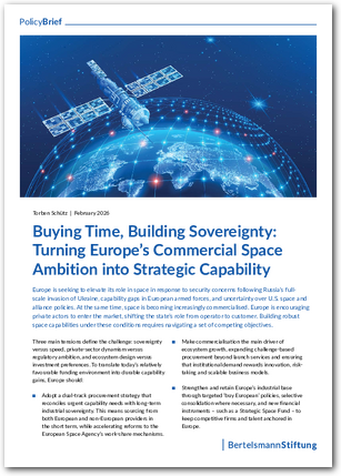 Buying Time, Building Sovereignty:  Turning Europe’s Commercial Space  Ambition into Strategic Capability
