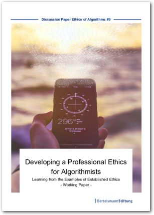 Developing a Professional Ethics for Algorithmists