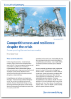 Cover Executive Summary | Competitiveness and resilience despite the crisis