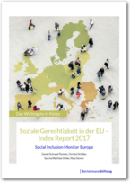 Cover Soziale Gerechtigkeit in der EU - Index Report 2017 (Zusammenfassung)