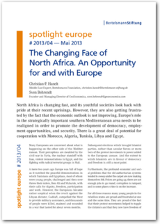 Cover spotlight europe 04/2013: The Changing Face of North Africa. An Opportunity for and with Europe
