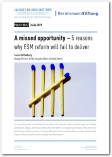 Cover A missed opportunity – Five reasons why ESM reform will fail to deliver