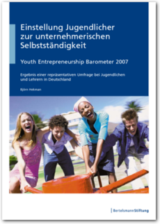 Cover Einstellung Jugendlicher zur unternehmerischen Selbständigkeit
