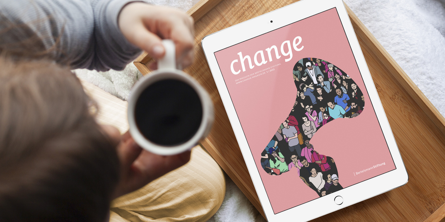Tablet mit change-Cover