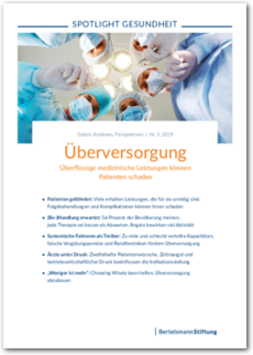 Cover SPOTLIGHT Gesundheit: Überversorgung