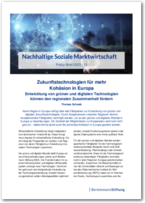 Cover Policy Brief 2023 | 10: Zukunftstechnologien für mehr Kohäsion in Europa